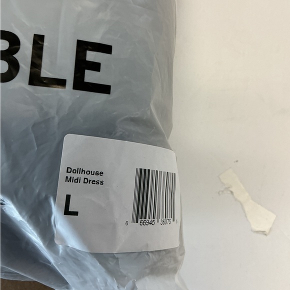 Forest ink Dollhouse Midi Dress new large - Picture 12 of 14